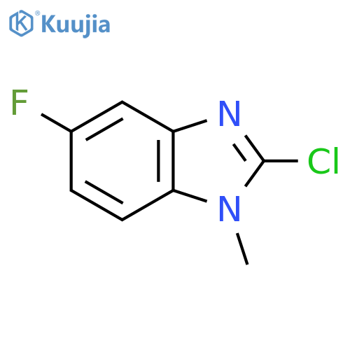 2-chloro-5-fluoro-1-methyl-1H-1,3-benzodiazole structure