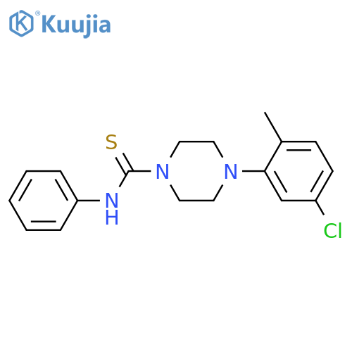 4-(5-Chloro-2-methylphenyl)-N-phenyltetrahydro-1(2H)-pyrazinecarbothioamide structure