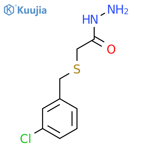 2-(3-Chlorobenzyl)thioacetohydrazide structure