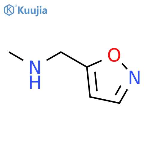 Isoxazol-5-ylmethyl-methyl-amine structure