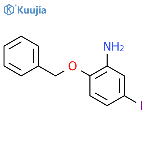 2-(Benzyloxy)-5-iodoaniline structure