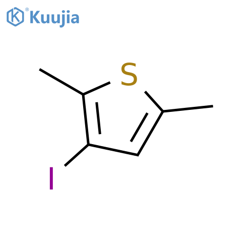 3-iodo-2,5-dimethylthiophene structure