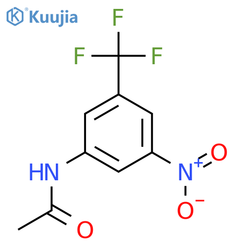 N-[3-Nitro-5-(trifluoromethyl)phenyl]acetamide structure