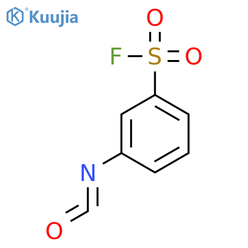 3-isocyanatobenzene-1-sulfonyl fluoride structure