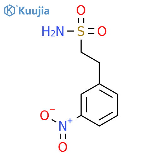 2-(3-nitrophenyl)ethane-1-sulfonamide structure