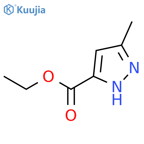 Ethyl 5-methyl-1H-pyrazole-3-carboxylate structure