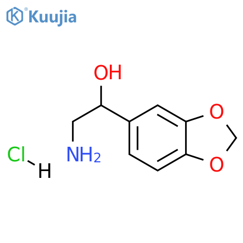 2-(2-Aminobenzo[d][1,3]dioxol-5-yl)ethanol hydrochloride structure