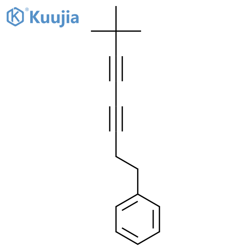 BENZENE, (7,7-DIMETHYL-3,5-OCTADIYNYL)- structure