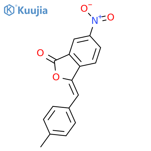 1(3H)-Isobenzofuranone, 3-[(4-methylphenyl)methylene]-6-nitro- structure