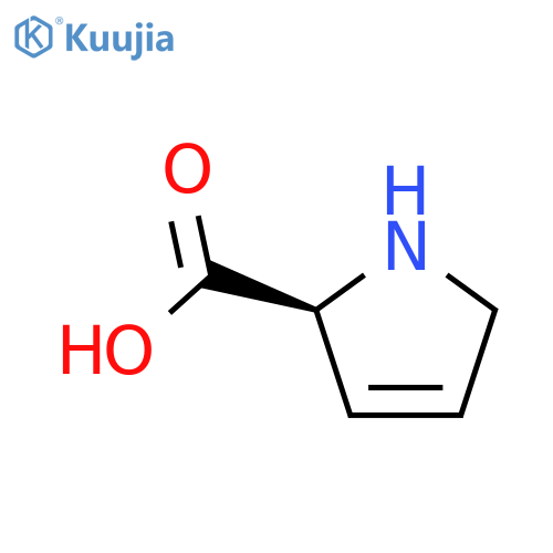 (2S)-2,5-dihydro-1H-pyrrole-2-carboxylic acid structure
