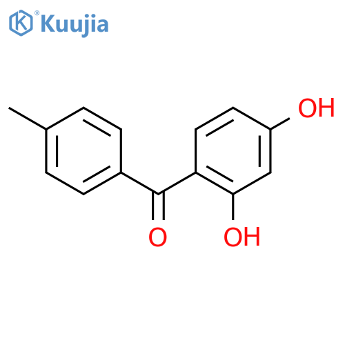 Methanone,(2,4-dihydroxyphenyl)(4-methylphenyl)- structure