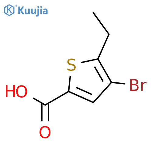 4-Bromo-5-ethylthiophene-2-carboxylic acid structure