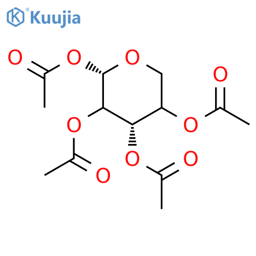 [(3R,4S,5R,6S)-4,5,6-triacetoxytetrahydropyran-3-yl] acetate structure