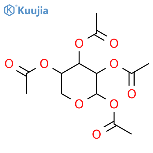 β-D-ribopyranose 1,2,3,4-Tetraacetate structure