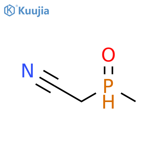 ACETONITRILE, (METHYLPHOSPHINYL)- structure
