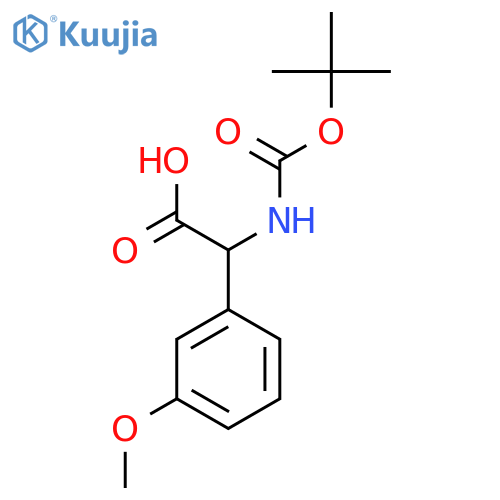 Boc-2-Amino-2-(3-methoxyphenyl)acetic Acid structure