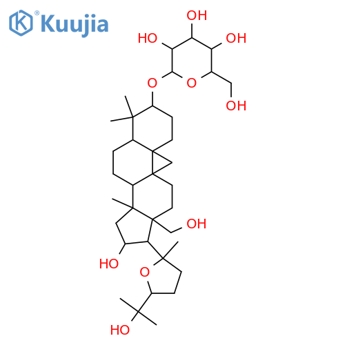 20,24-Epoxycycloartane-3,16,18,25-tetrol; (3β,16β,20ξ,24ξ)-form, 3-O-β-D-Glucopyranoside structure
