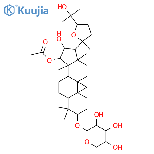 20,24-Epoxycycloartane-3,15,16,25-tetrol; (3β,15α,16β,20S,24R)-form, 15-Ac, 3-O-β-D-xylopyranoside structure