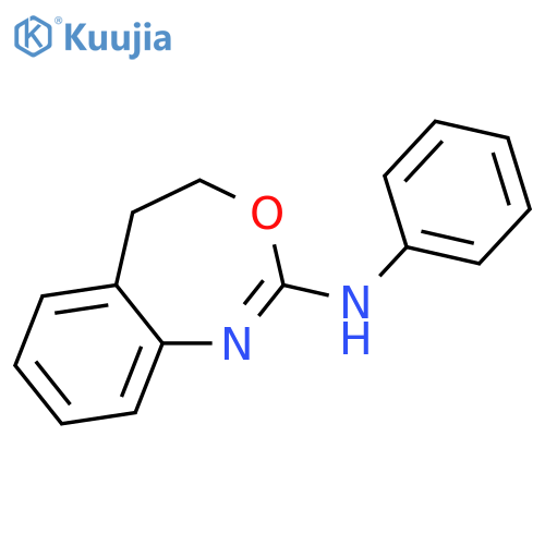 3,1-Benzoxazepin-2-amine, 4,5-dihydro-N-phenyl- structure