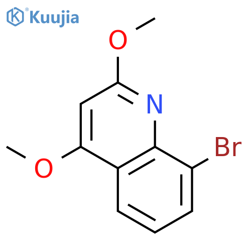Quinoline, 8-bromo-2,4-dimethoxy- structure