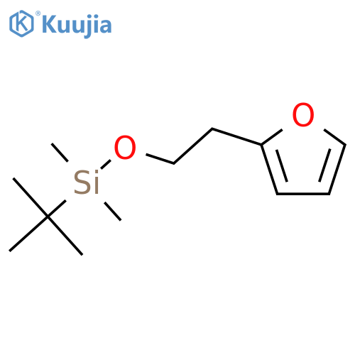 Silane, (1,1-dimethylethyl)[2-(2-furanyl)ethoxy]dimethyl- structure