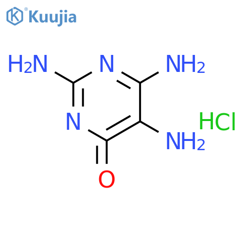 2,5,6-Triaminopteridin-4(3H)-one hydrochloride structure