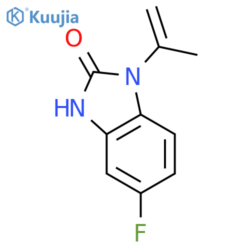5-fluoro-1,3-dihydro-1-(1-methylethenyl)-2H-Benzimidazol-2-one structure