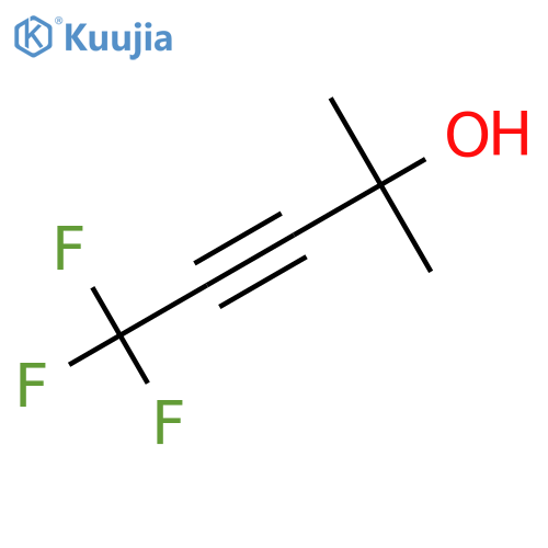 5,5,5-Trifluoro-2-methylpent-3-yn-2-ol structure