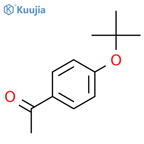 1-4-(tert-butoxy)phenylethan-1-one structure