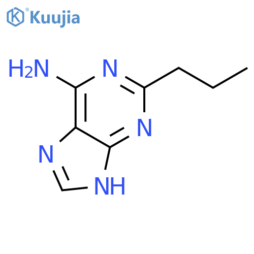 9H-Purin-6-amine,2-propyl- structure