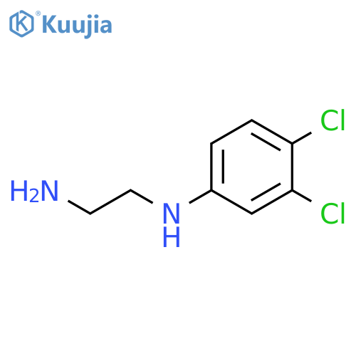 N'-(3,4-dichlorophenyl)ethane-1,2-diamine structure