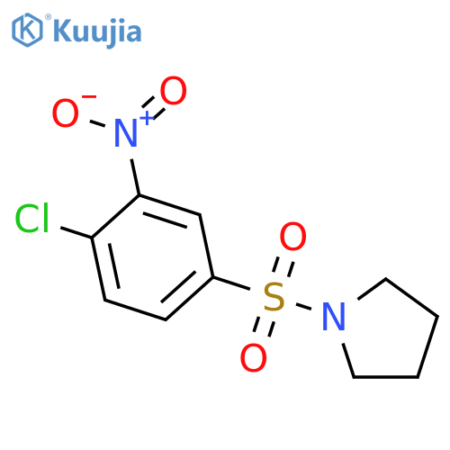 1-(4-Chloro-3-nitrophenyl)sulfonylpyrrolidine structure