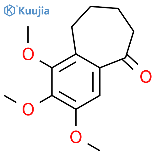 5H-BENZOCYCLOHEPTEN-5-ONE, 6,7,8,9-TETRAHYDRO-1,2,3-TRIMETHOXY- structure
