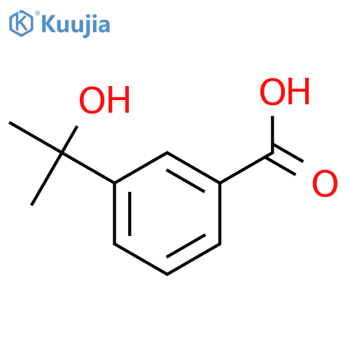 3-(2-hydroxypropan-2-yl)benzoic acid structure
