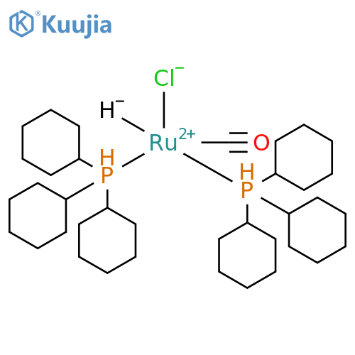 RutheniuM, carbonylchlorohydro[Bis(tricyclohexylphosphine)] structure