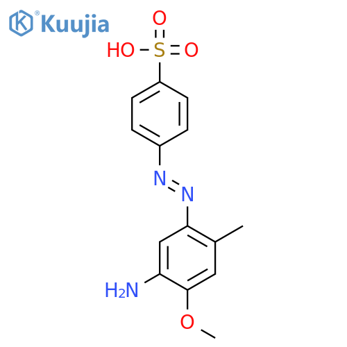 4-(4-Amino-5-methoxy-2-methylphenyl)azobenzenesulfonicacid structure