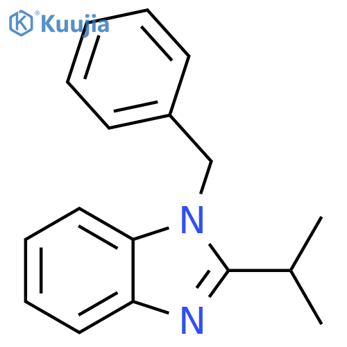 1-benzyl-2-(propan-2-yl)-1H-1,3-benzodiazole structure