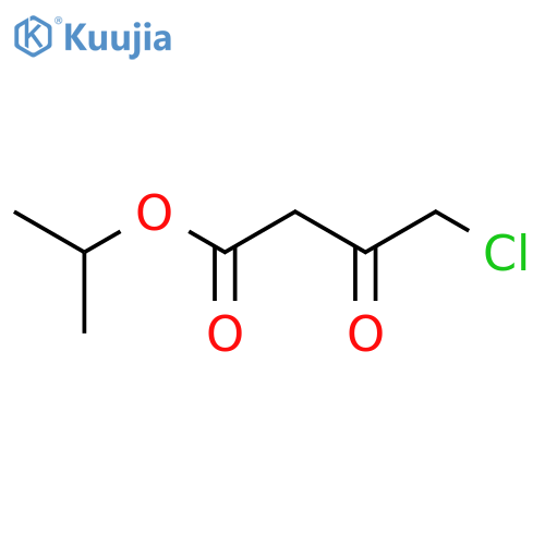 Butanoic acid,4-chloro-3-oxo-, 1-methylethyl ester structure