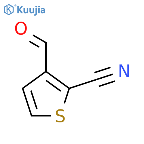 3-Formylthiophene-2-carbonitrile structure