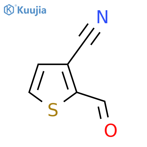 2-formylthiophene-3-carbonitrile structure