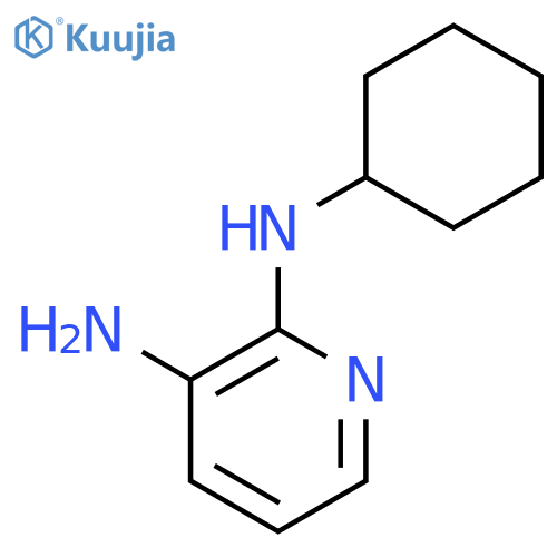 2-N-Cyclohexylpyridine-2,3-diamine structure