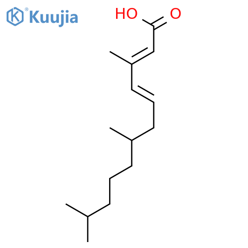 2,4-Dodecadienoic acid, 3,7,11-trimethyl-, (E,E)- structure