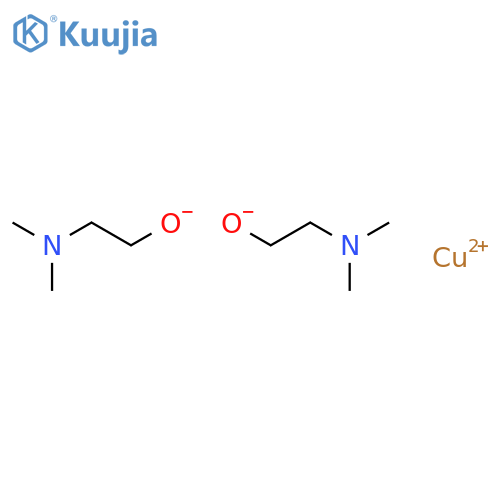 Copper,bis[2-(dimethylamino-kN)ethanolato-kO]- structure