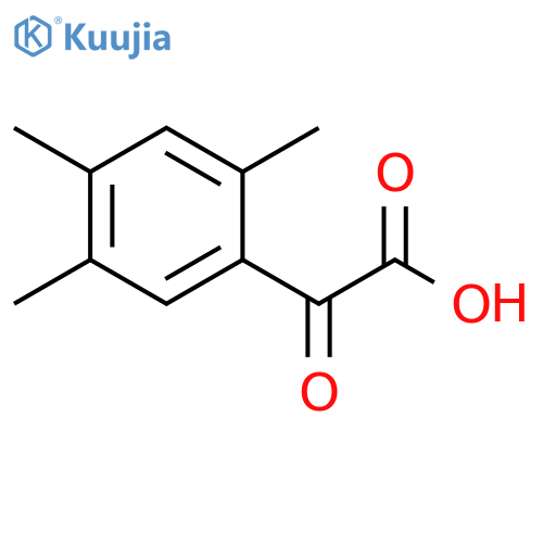 2-oxo-2-(2,4,5-trimethylphenyl)acetic acid structure