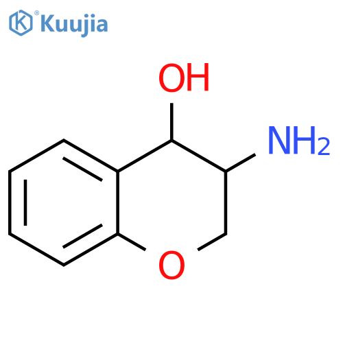 3-amino-3,4-dihydro-2H-1-benzopyran-4-ol structure