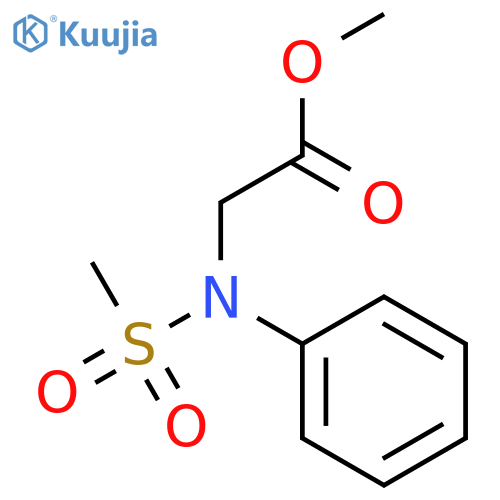 Methyl N-(methylsulfonyl)-N-phenylglycinate structure