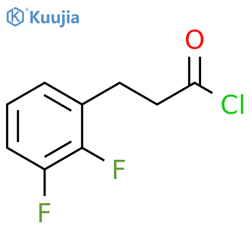 3-(2,3-difluorophenyl)propanoyl chloride structure