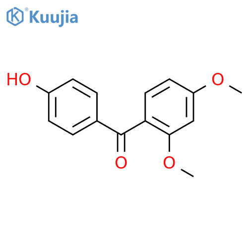 2,4-Dimethoxy-4’-hydroxybenzophenone structure
