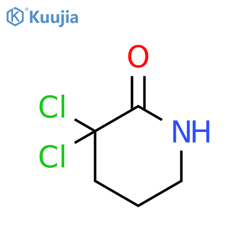 3,3-dichloropiperidin-2-one structure