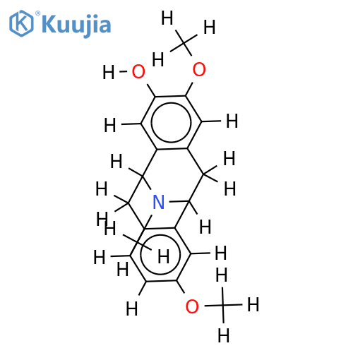 (-)-2-Hydroxy-3,8-dimethoxypavinane structure